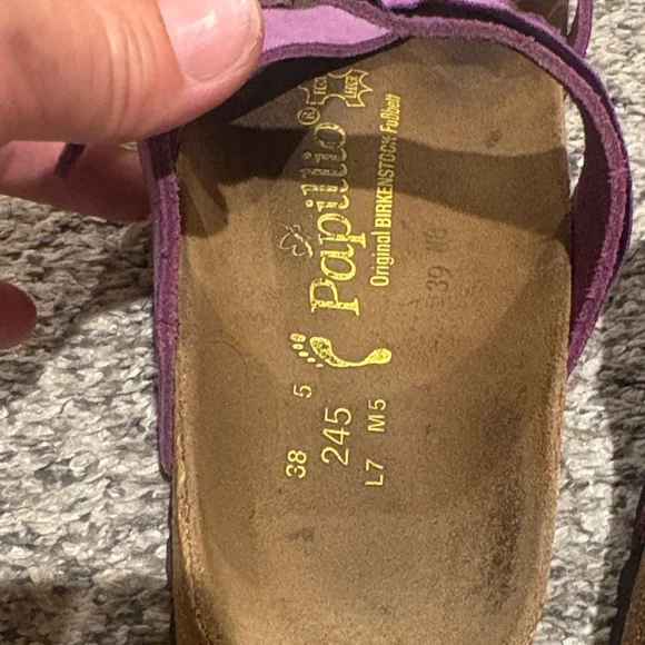 Birkenstock Purple Sandals with Buckles - Picture 7 of 8